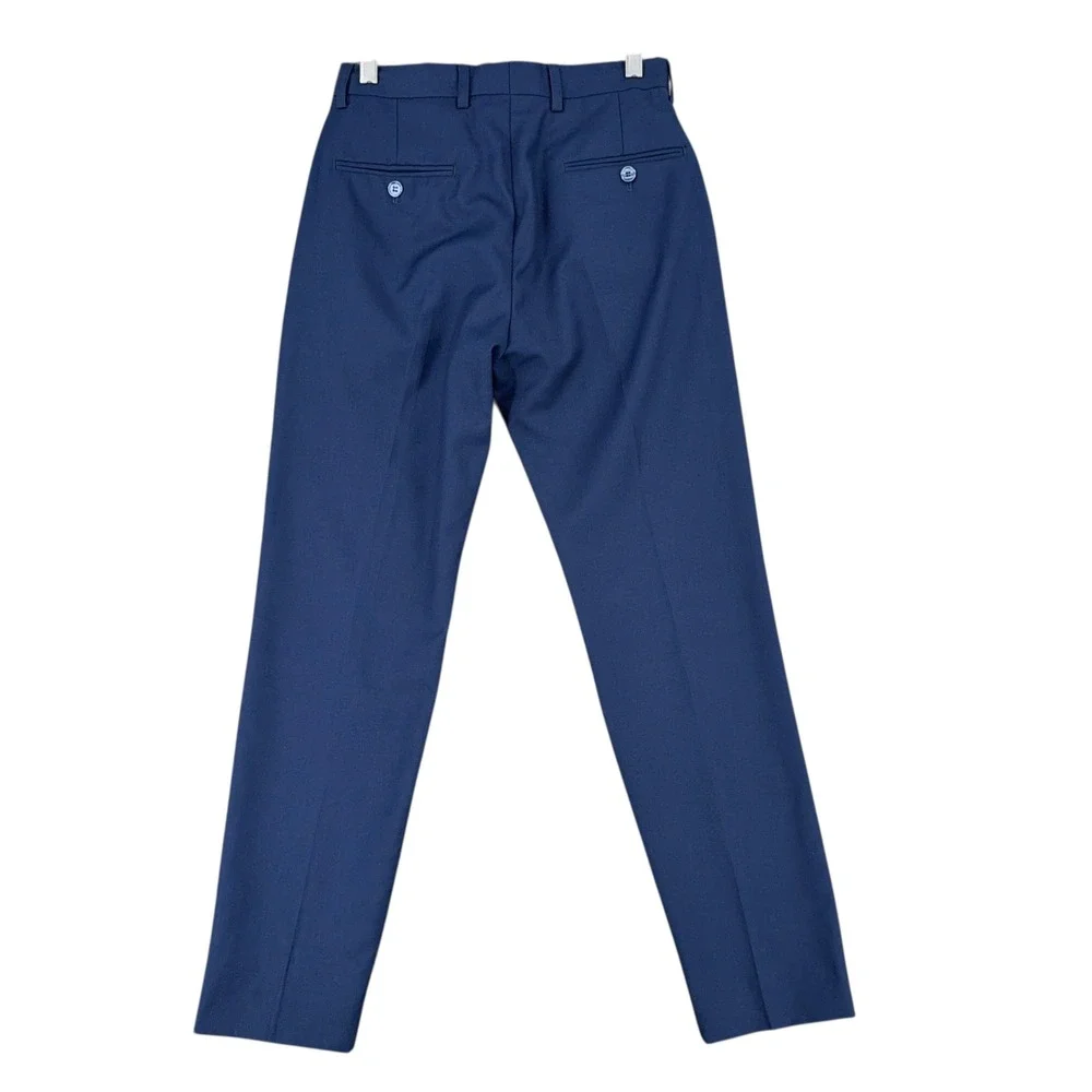 Berragamo Boys Suit Collection Italia‎ Navy Blue Dress Pants Size 14